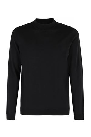 Maglia in lana merino nero ROBERTO COLLINA | 253M01006M0109